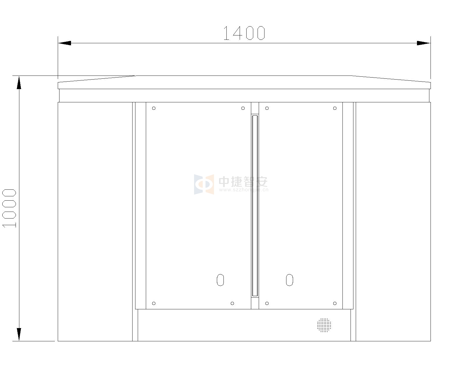 Deluxe Flap Turnstile Gate Bridge